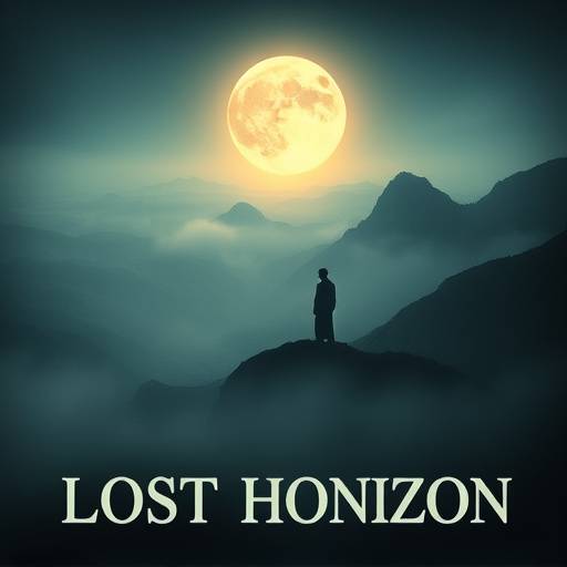 Affiche du film 'Horizon Perdu', dont Marc Duval était le directeur de la photographie